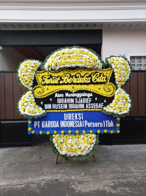 Papan Bunga Duka di Salero