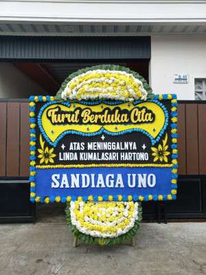Papan Bunga Duka di Salero